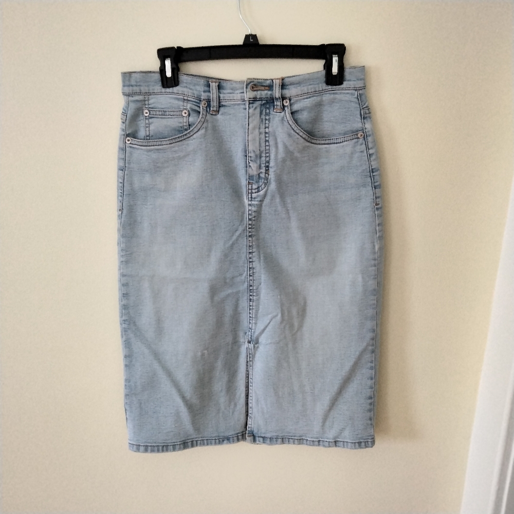 Jag Jeans Denim Knee Length Skirt, 6